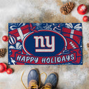 New York Giants Holiday PVC Mat, 28"x16"