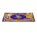 Minnesota Vikings Holiday PVC Mat, 28"x16"