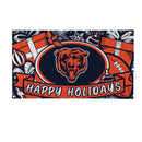 Chicago Bears Holiday PVC Mat, 28"x16"