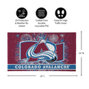 Colorado Avalanche Patriotic PVC Mat, 28"x16"