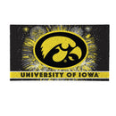 University of Iowa Patriotic PVC Mat, 28"x16"
