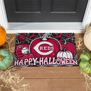 Cincinnati Reds Halloween PVC Mat, 28"x16"