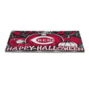 Cincinnati Reds Halloween PVC Mat, 28"x16"