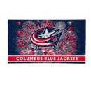 Columbus Blue Jackets Patriotic PVC Mat, 28"x16"