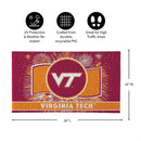 Virginia Tech Patriotic PVC Mat, 28"x16"