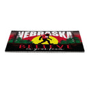 University of Nebraska Bigfoot PVC Mat, 28"x16"