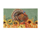 Harvest Blossom Turkey PVC Trapper Mat, 28"x16"