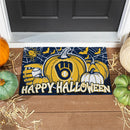 Milwaukee Brewers Halloween PVC Mat, 28"x16"