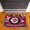 Cincinnati Reds Holiday PVC Mat, 28"x16"