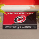 Carolina Hurricanes 2026 Stanley Cup Champions 28"x16" PVC Doormat