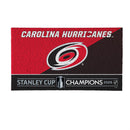 Carolina Hurricanes 2026 Stanley Cup Champions 28"x16" PVC Doormat