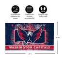 Washington Capitals Patriotic PVC Mat, 28"x16"