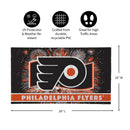Philadelphia Flyers Patriotic PVC Mat, 28"x16"