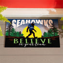 Seattle Seahawks Bigfoot PVC Mat, 28"x16"