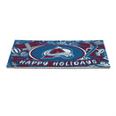 Colorado Avalanche Holiday PVC Mat, 28"x16"