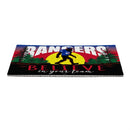 New York Rangers Bigfoot PVC Mat, 28"x16"