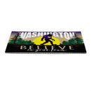 University of Washington Bigfoot PVC Mat, 28"x16"
