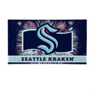 Seattle Kraken Patriotic PVC Mat, 28"x16"