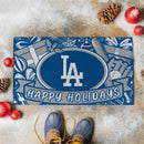Los Angeles Dodgers Holiday PVC Mat, 28"x16"