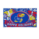 University of Kansas Holiday PVC Mat, 28"x16"