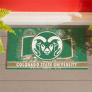 Colorado State University Patriotic PVC Mat, 28"x16"