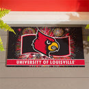 University of Louisville Patriotic PVC Mat, 28"x16"