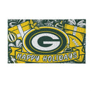 Green Bay Packers Holiday PVC Mat, 28"x16"