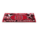 North Carolina State University Holiday PVC Mat, 28"x16"