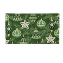 Shades of Emerald PVC Mat, 28"x16"