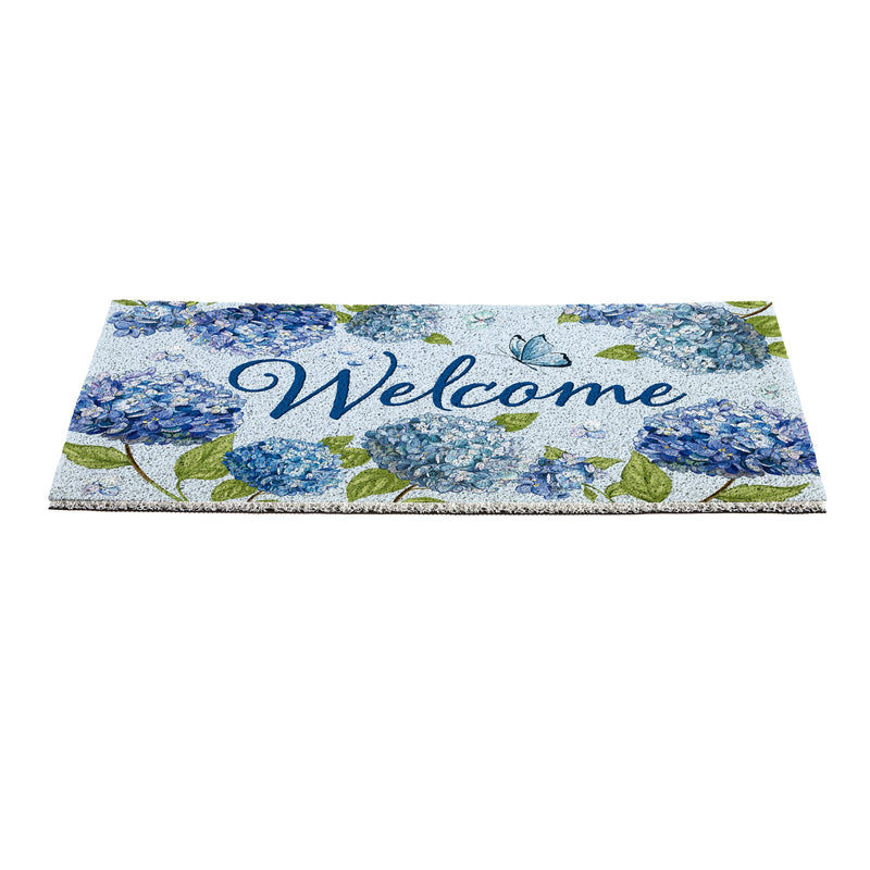 Hydrangea Haven, PVC Trapper Mat 28"x16"