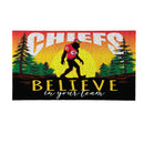 Kansas City Chiefs Bigfoot PVC Mat, 28"x16"