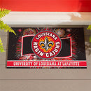 University of Louisiana-Lafayette Patriotic PVC Mat, 28"x16"