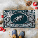 Philadelphia Eagles Holiday PVC Mat, 28"x16"