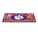 Clemson University Holiday PVC Mat, 28"x16"