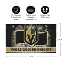 Vegas Golden Knights Patriotic PVC Mat, 28"x16"