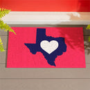 Hearts in Action for Texas PVC Trapper Mat "Stay Strong, Texas"