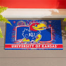 University of Kansas Patriotic PVC Mat, 28"x16"
