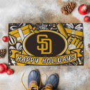 San Diego Padres Holiday PVC Mat, 28"x16"