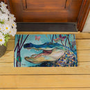 Seaside Retreat PVC Trapper Mat, Alligator, 28"x16"