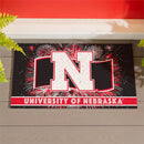 University of Nebraska Patriotic PVC Mat, 28"x16"