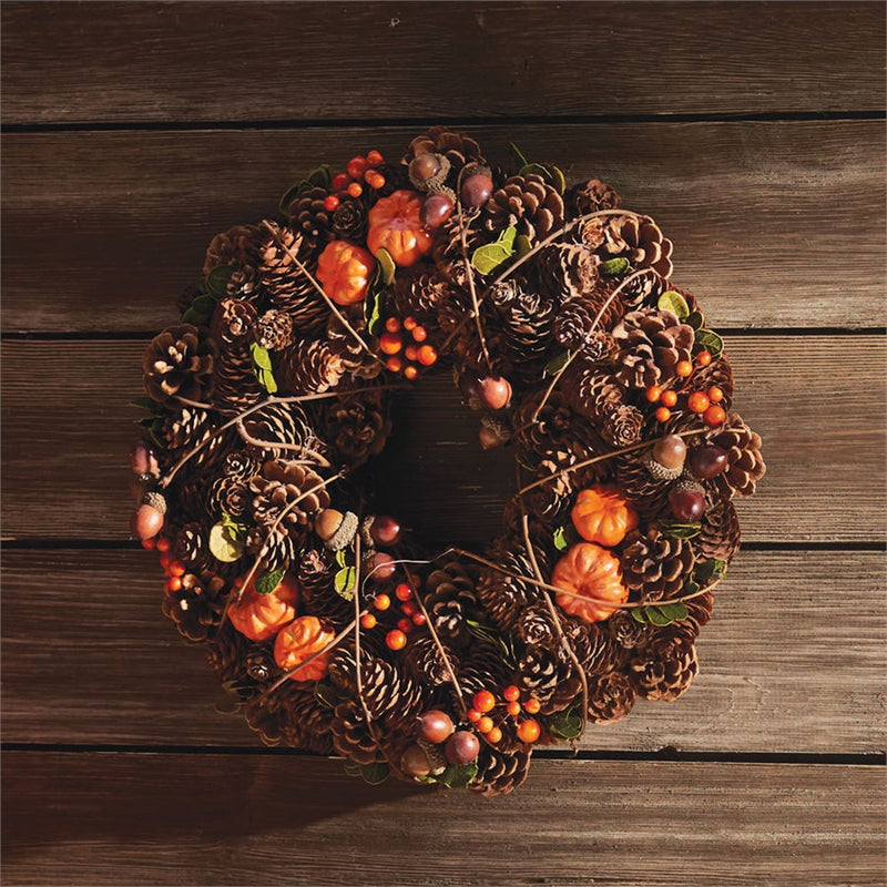 Napa Home Garden, HARVEST 16" WREATH,rr205