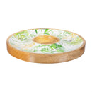 VivaStyle Veranda Garden Serving Board, Chip and Dip Platter, 13.5"D