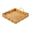 VivaStyle Serving Tray, Woven Water Hyacinth, Nested Set of 2
