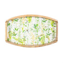 VivaStyle Veranda Garden, Wood Serving Tray with Handles, 15"L