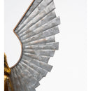 Small Golden Angel with Raised Metal Wings and Holding a Cross