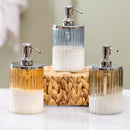 Hillside Pasture Soap Dispenser Glass Ombre Luster, Asst of 3, Program
