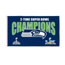 Seattle Seahawks, Superbowl Multi Win, Football 3x5 Flag