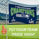 Seattle Seahawks, Superbowl Multi Win, Football 3x5 Flag