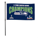 Seattle Seahawks, Superbowl Multi Win, Football 3x5 Flag