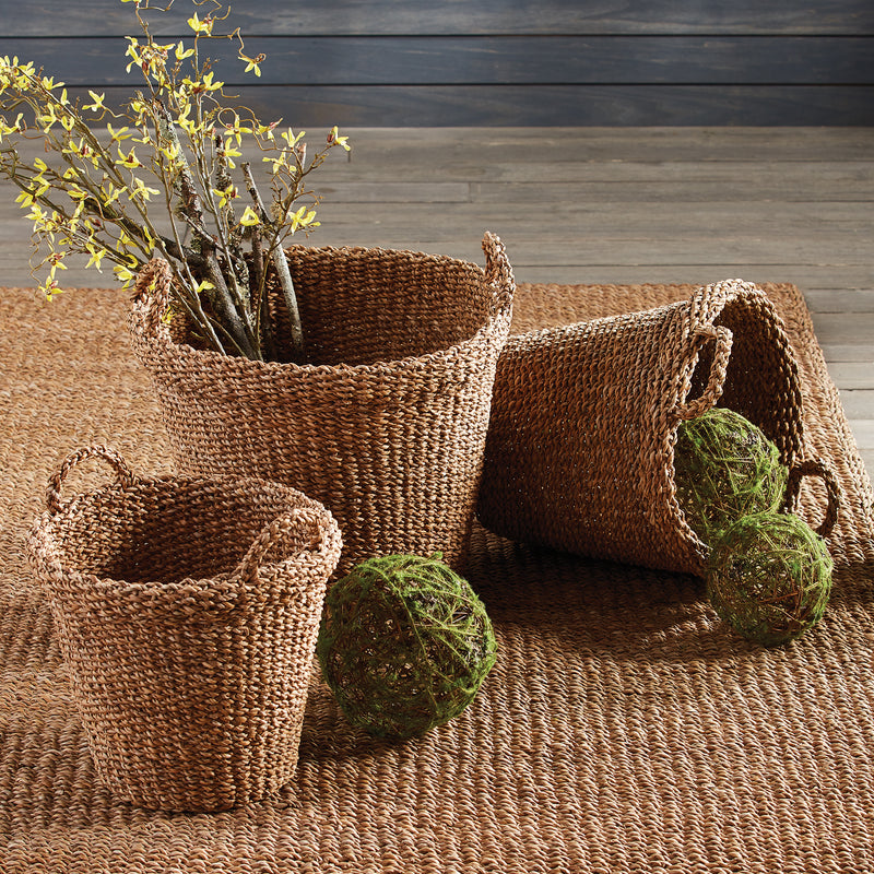 Napa Home Accents Collection-Seagrass Tapered Baskets, Set of 3